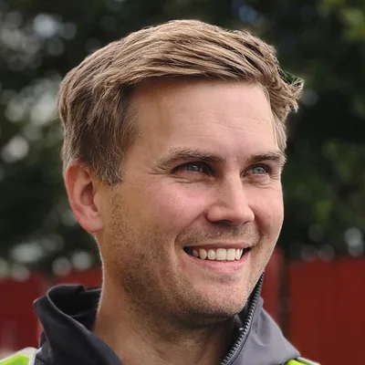 Portrett av Stian Haga